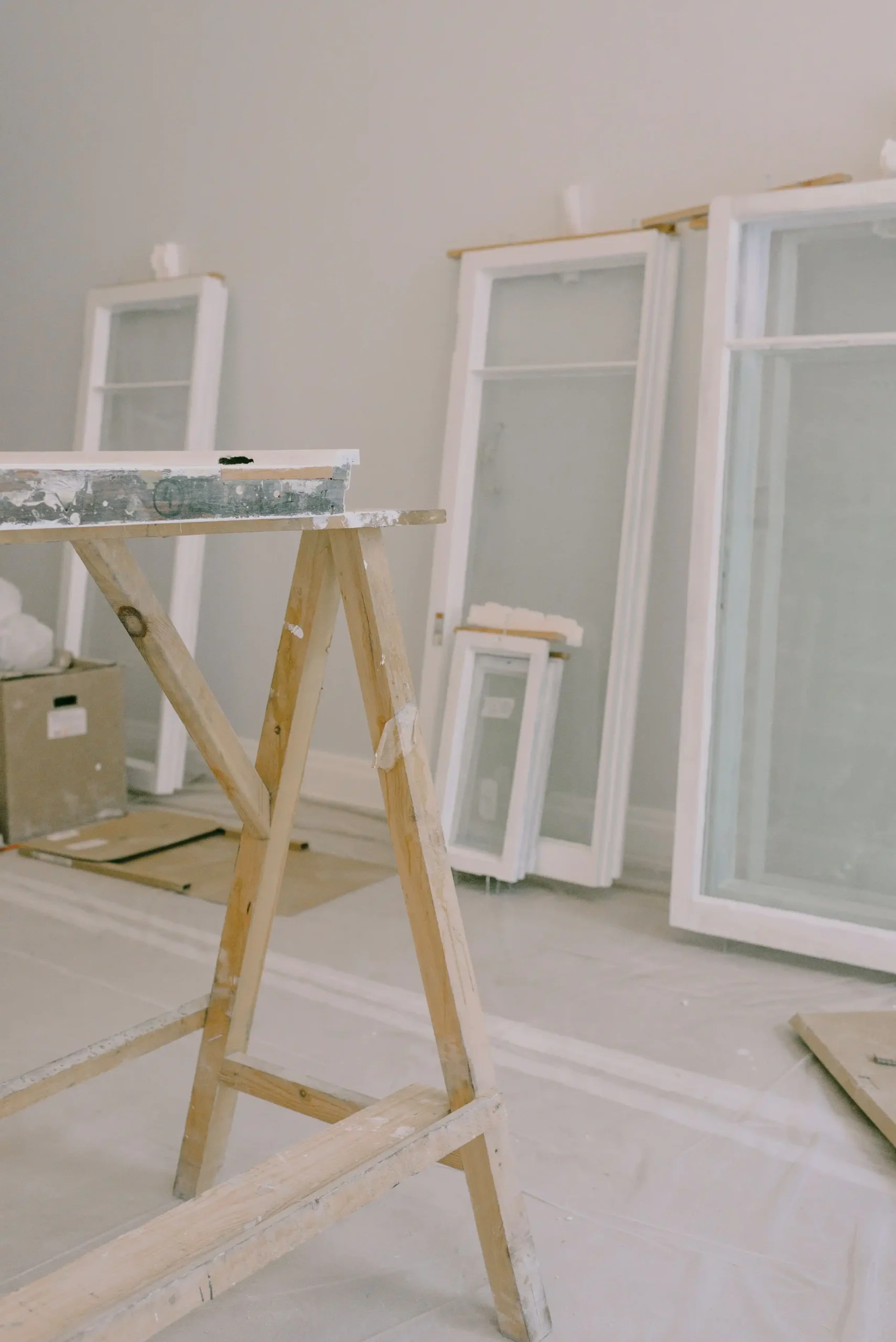 Intérieur en cours de rénovation